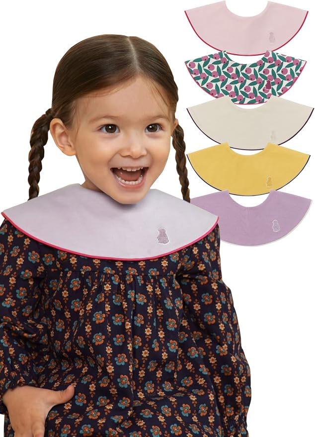 Konny Baby Bibs Set, 360 ​​° Rotate, Soft and Absorbent Bandana Drooling by Konny