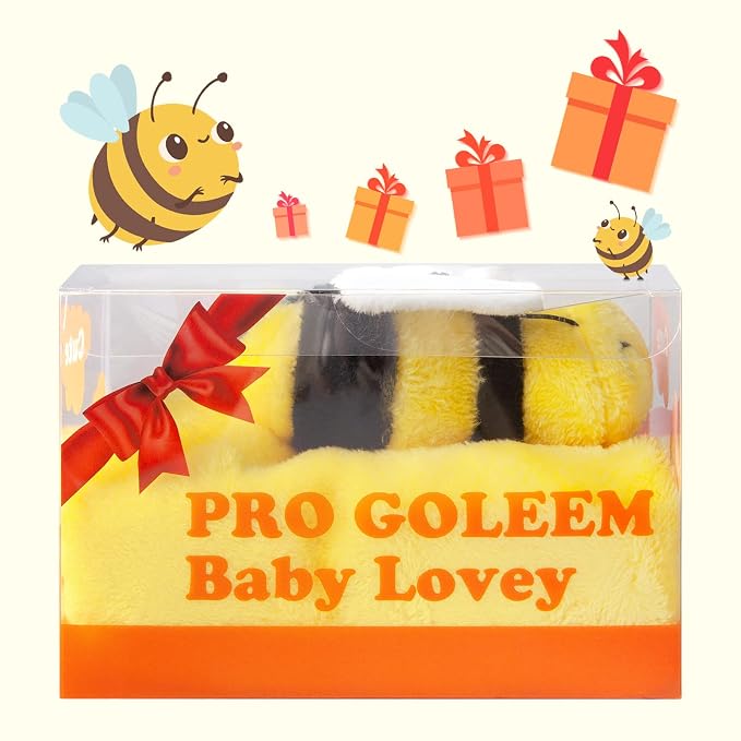 Pro Goleem Bee Loveys for Babies Soft Security Blanket Baby Snuggle Toy Stuffed - Image 7