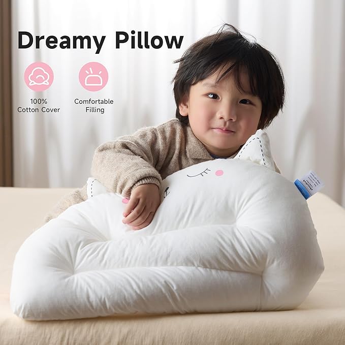 Choc chick Toddler Pillow, 20X14inches Machine Washable Soft Hypoallergenic - Image 3