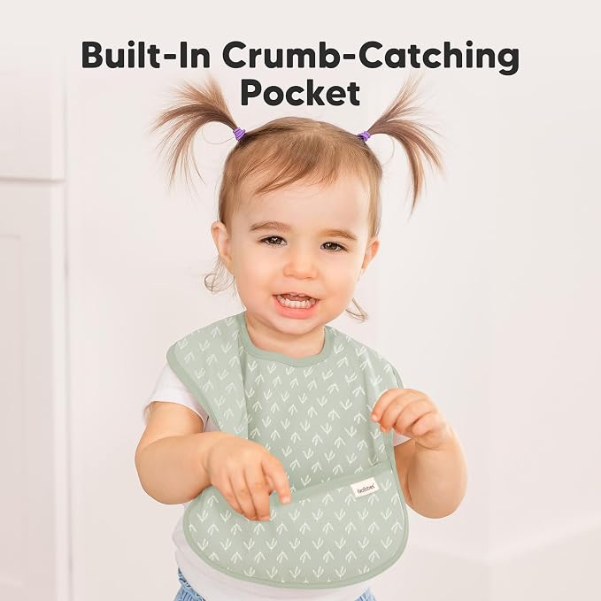 3-Pack Waterproof Baby Bibs for Eating - Image 5