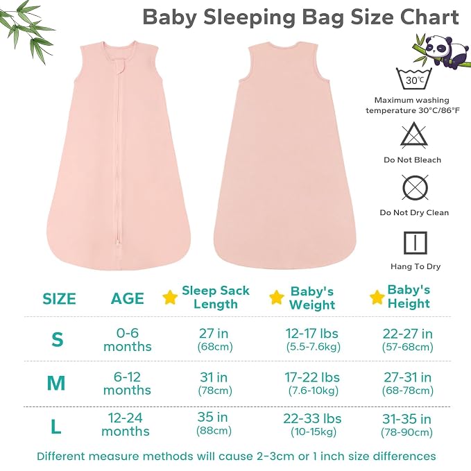 Rayon Made from Bamboo Sleep Sack, 0.5 TOG Wearable Blanket Baby, Lightweight - Image 6