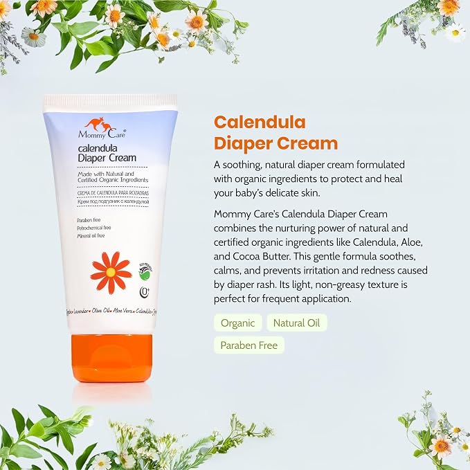 Mommy Care Natural Baby Calendula Diaper Rash Cream - Image 2