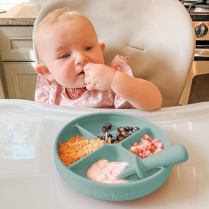 TalkTools Itsy Plate Must-Have Silicone Baby Plates - Image 8