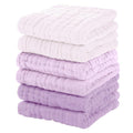 Muslin Baby Washcloths 6 Pack, 100% Cotton Wash Cloths by Unnivoll