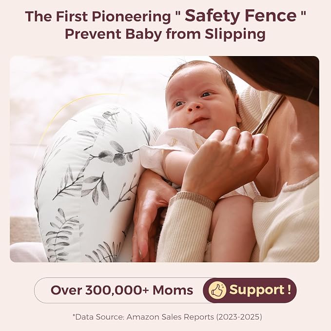Momcozy Pioneering Safety Fence Nursing Pillow - Image 2