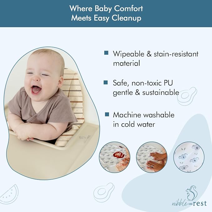 Nibble and Rest Highchair Insert Cover, Compatible - Image 3