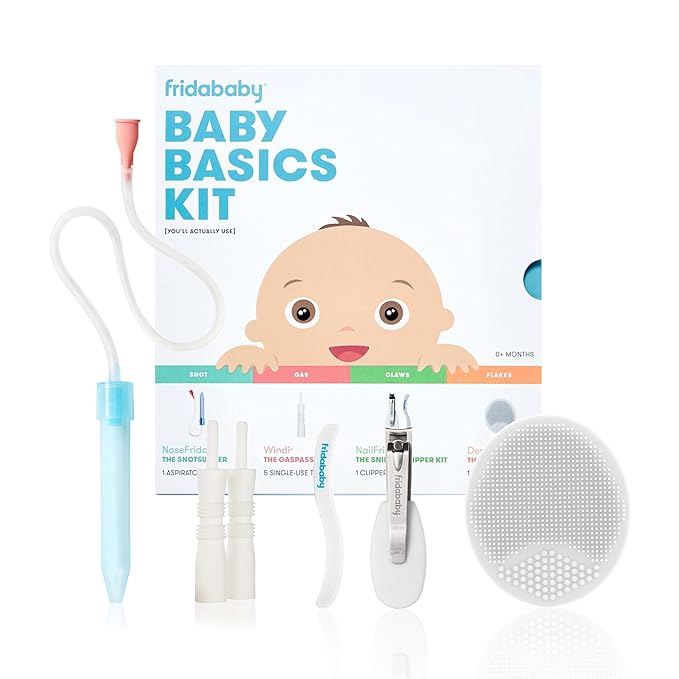 Frida Baby Basics Kit, NailFrida Nail Files, Windi Gas Relief, DermaFrida Bath by Frida
