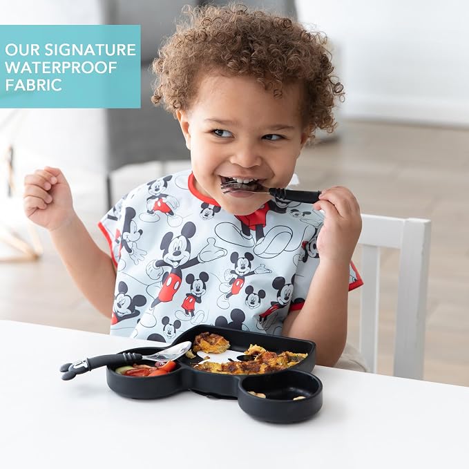 Bumkins Bibs - Toddler Bibs, Waterproof, Large - Image 3