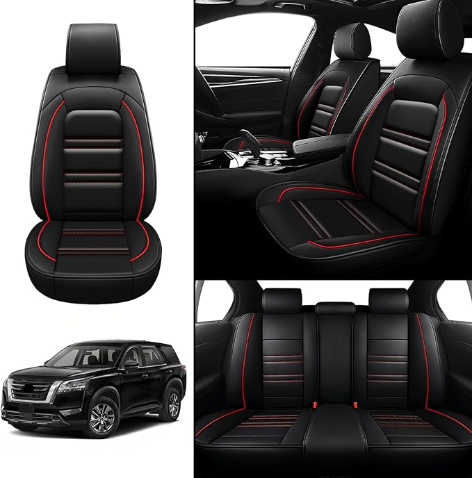 Seat Covers for Nissan Car Pathfinder 2000-2025 | 5-Seats Leather Seat Covers - Image 2
