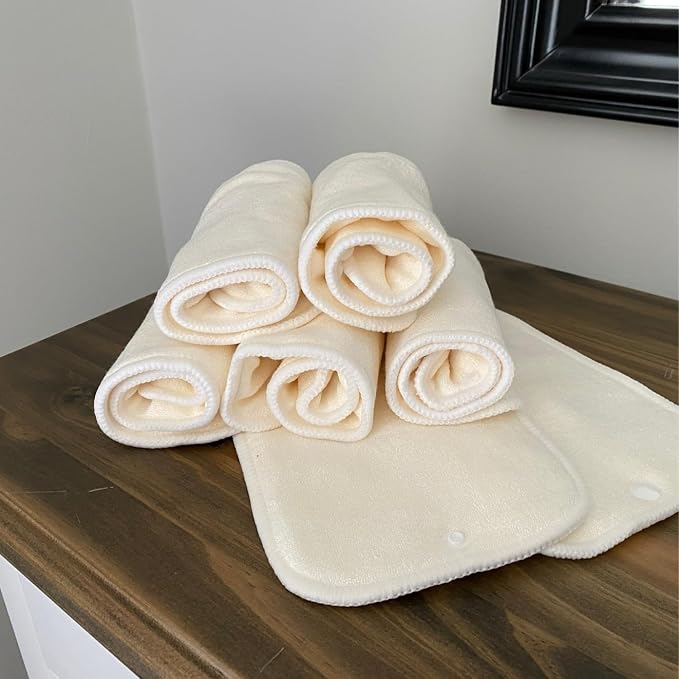 7 Pack Cloth Diaper Prefold Inserts - Image 9