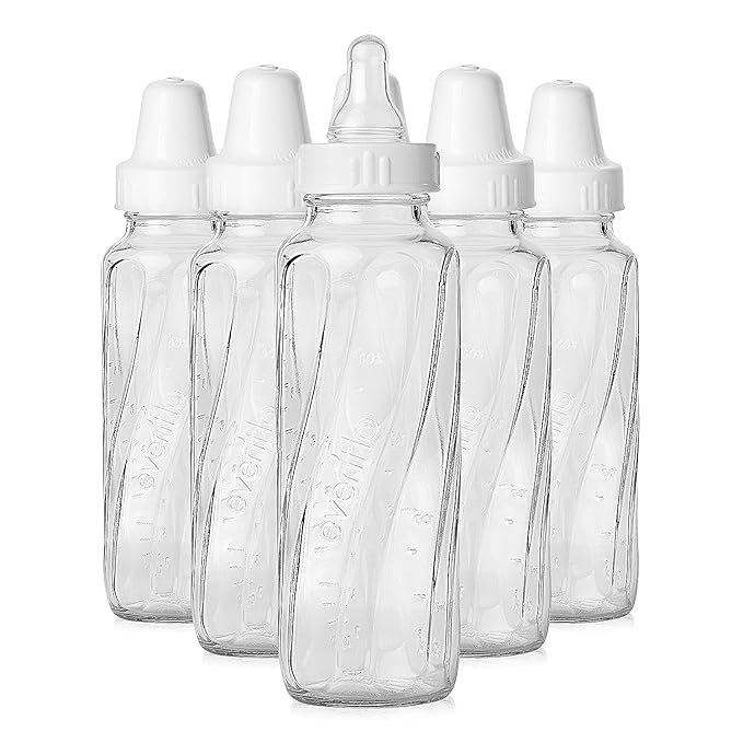 Evenflo Feeding Classic Glass Bottle, Twist Bottles, 8 Oz by EvenfloFeeding