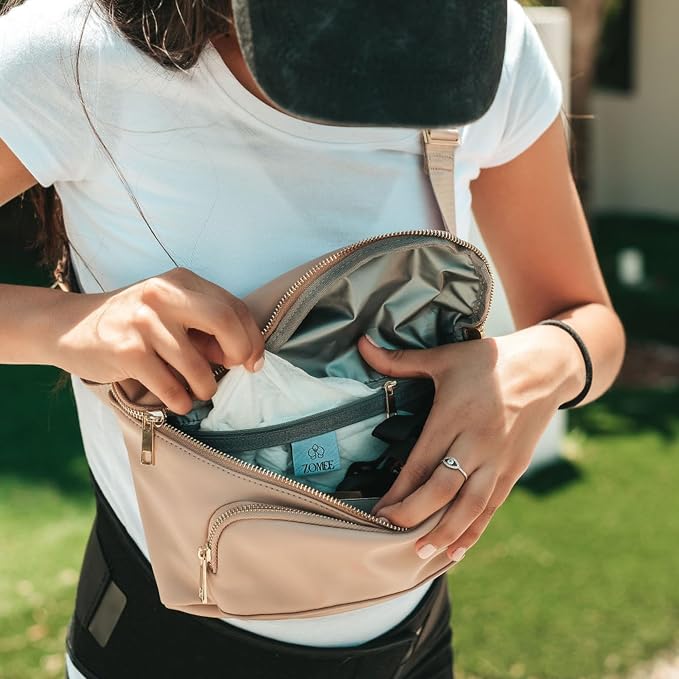Zomee Fit Wearable Breast Pump, Hands Free, Discrete Electric Double Breast Pump - Image 9