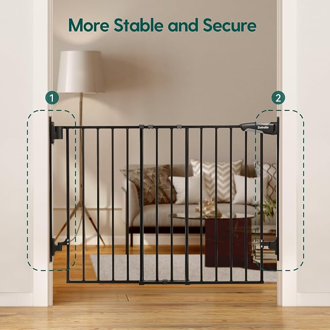 Babelio 27-45" No Bottom Bar Baby/Dog Gate - Image 2