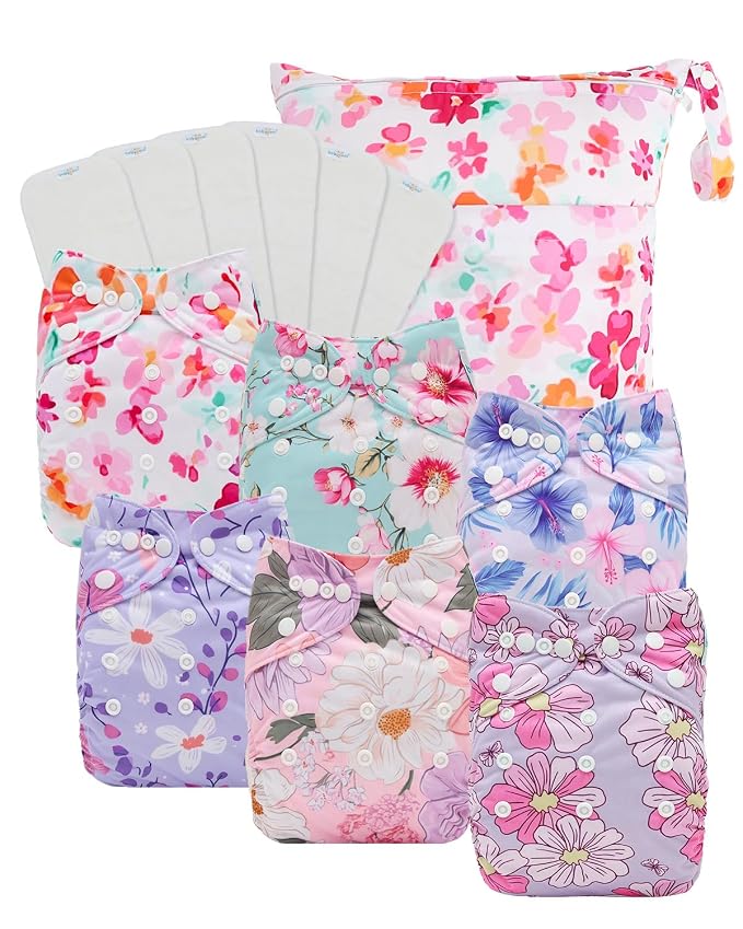 Babygoal Baby Cloth Diaper 6 Pack by babygoal