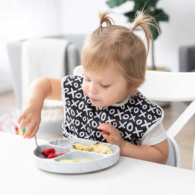 Bumkins Toddler Utensils, Kids Size Fork and Spoon Set, Silicone and - Image 6