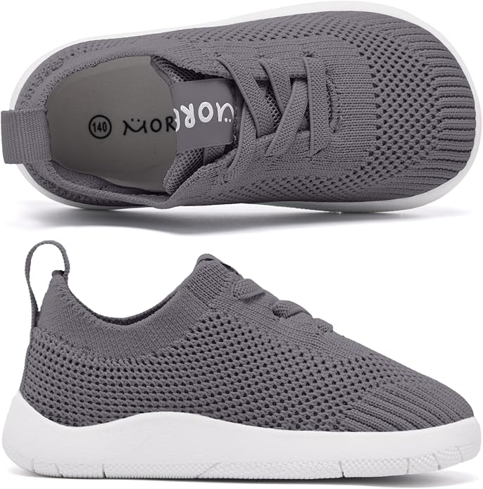 MORENDL Toddler Wide Toe Box Barefoot Shoes Baby First Walking Shoes Boys Girls - Image 5