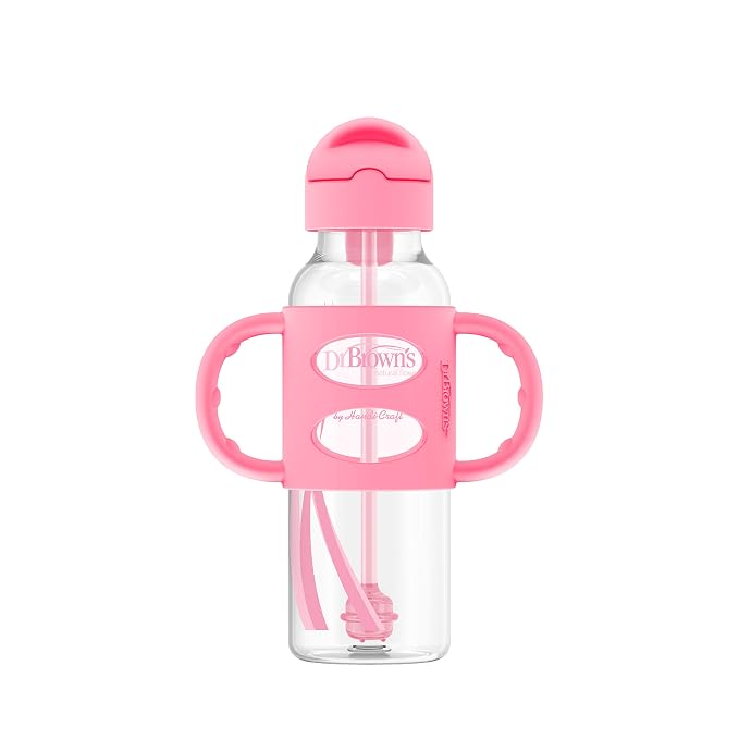 Dr. Brown's Milestones Narrow Sippy Straw Bottle, Spill-Proof - Image 5