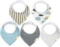Blue Wren Magnetic Bandana Drool Bibs 5-pack by Unknown