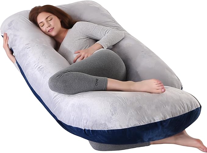 Pregnancy Pillow, Full Body Maternity Pillow 57 inch, by Unknown