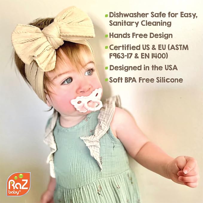 RaZbaby Penguin RaZbuddy w/RaZberry Teething Relief Pacifier – Soothes Sore - Image 6