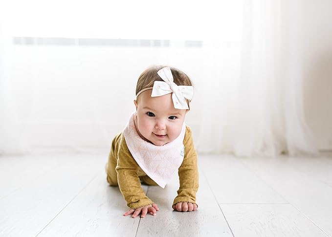Copper Pearl 6 Pack Soft Cotton Baby Bibs - Image 4