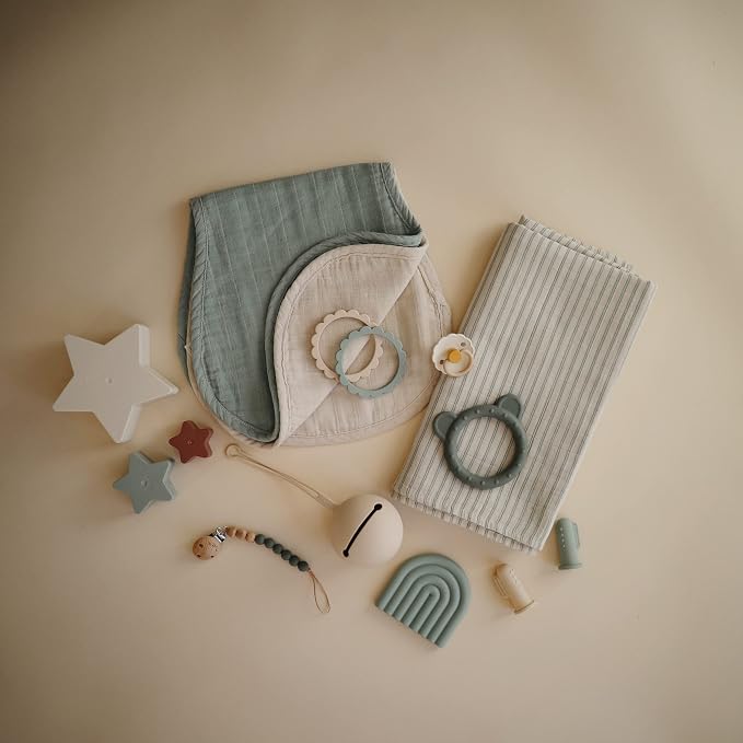 mushie Muslin Baby Swaddle Blanket | 100% Organic Cotton - Image 7