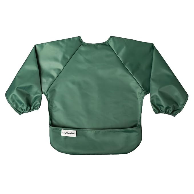 Tiny Twinkle Long Sleeve Bib for Babies & Toddlers – 2 Pack Waterproof Smock - Image 8
