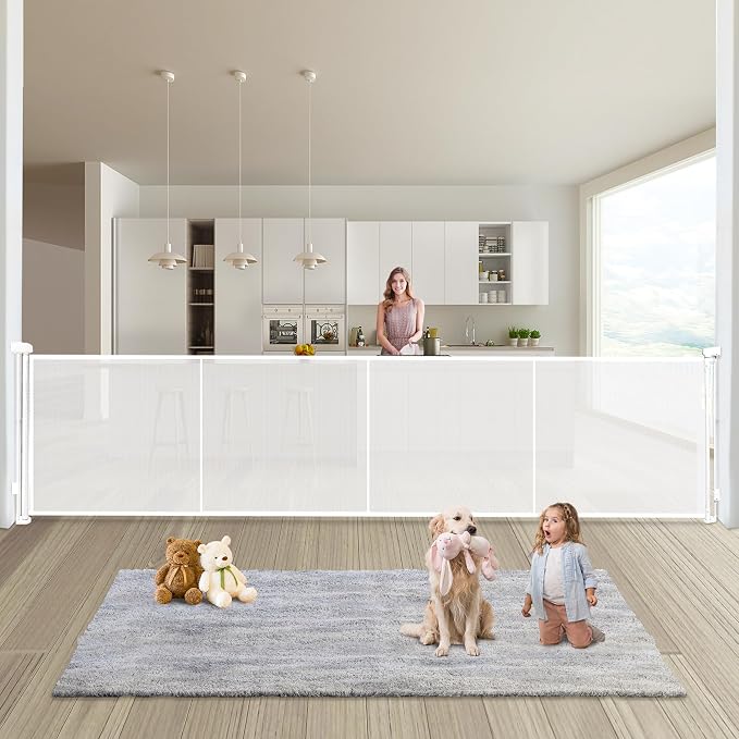 180" Extra Wide Retractable Baby Gates - Image 9