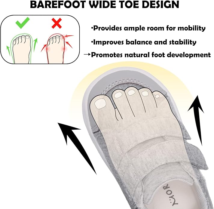 MORENDL Wide Toe Box Shoes Toddler Barefoot Shoes Baby Walking Shoe Boy Girl - Image 2