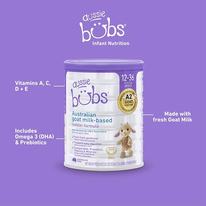 Aussie Bubs Australian Goat Milk-Based Toddler Formula, - Image 2