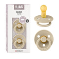 BIBS Pacifiers Colour Collection | Natural Rubber Baby Pacifier | Round Nipple by BIBS