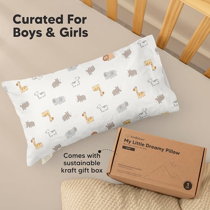 Toddler Pillow with Pillowcase - Image 9