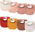 8-Pack Cotton Baby Drool Bibs by Unknown