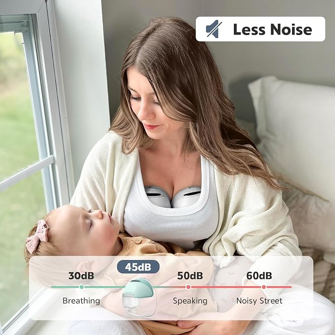MomMed Wearable Breast Pump – Double Electric Hands-Free Breast Pump, - Image 3
