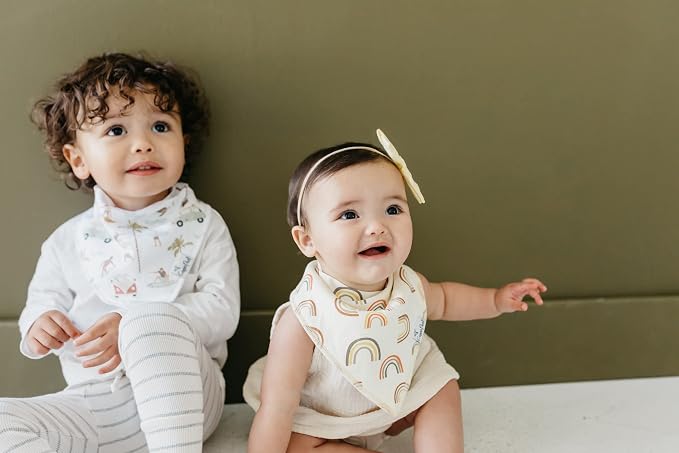 Copper Pearl Baby Bandana Drool Bibs - Image 2