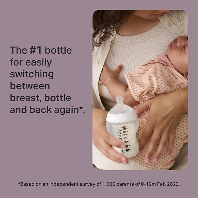 Tommee Tippee Natural Start Anti-Colic Baby Bottles - 9oz - Image 2