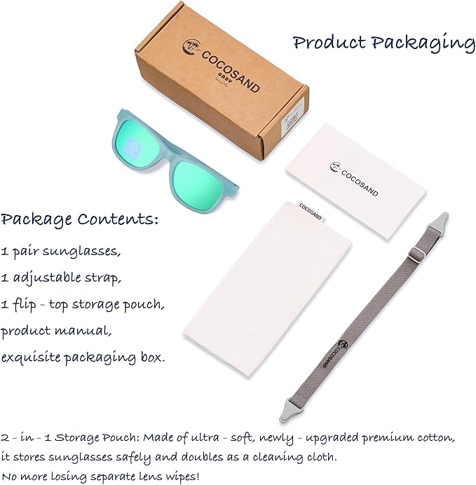 COCOSAND Flexible Baby Sunglasses - Image 3