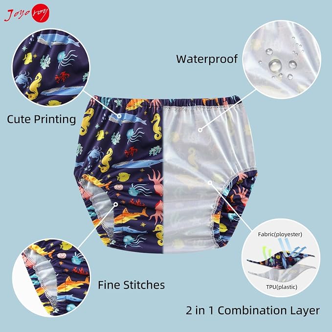 Joyo roy 6Pcs Plastic Underwear Covers - Image 2
