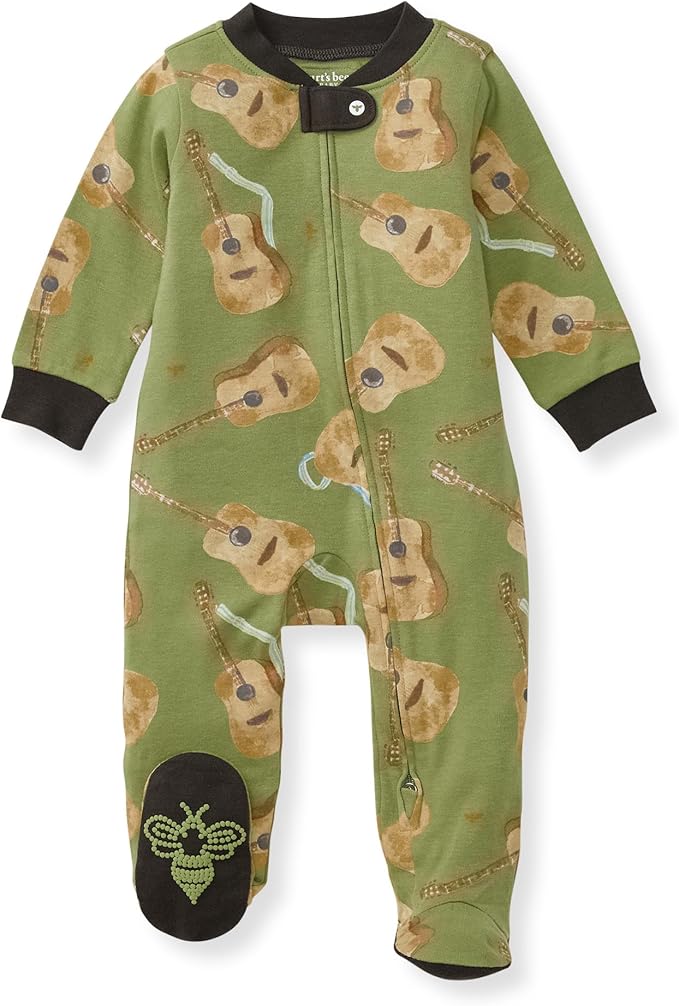 Burt’s Bees Baby Boys' One-Piece Sleep and Play 100% Organic Cotton PJs by BurtsBeesBaby