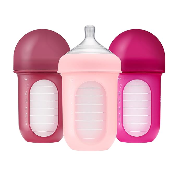 Boon Nursh Reusable Silicone Pouch Baby Bottles by Boon