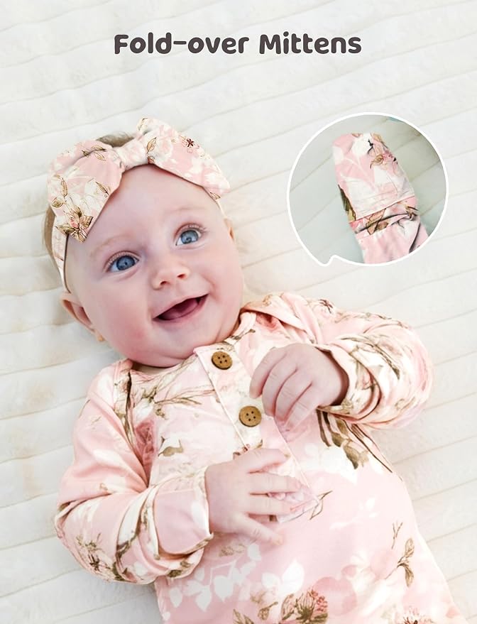 PATPAT Baby Sleeper Gown with Bamboo Viscose - Image 3