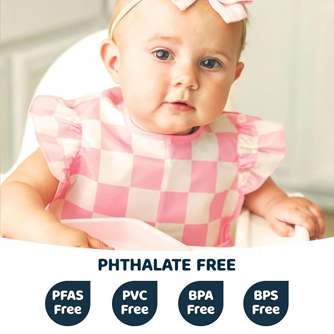 Tiny Twinkle Mess Proof Baby Bibs - Image 2