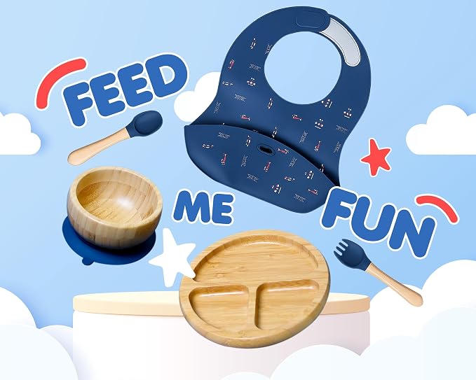 Bamboo Baby Feeding Set for Infants & Toddlers - Image 6