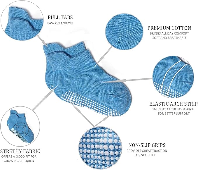 Zaples Baby Non Slip Grip Ankle Socks - Image 2