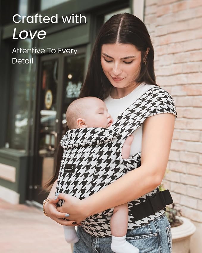 GROWNSY Baby Carrier Newborn to Toddler, Cozy Baby Wraps Carrier, Ergonomic - Image 2