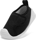 Baby Boys Girls First Walking Shoes Wide Toe Box Infant Sneakers Lightweight by STQKIDS