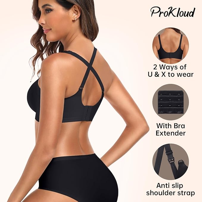 Nursing Bras for Breastfeeding Seamless Supportive Maternity Bras Women Comfort - Image 4