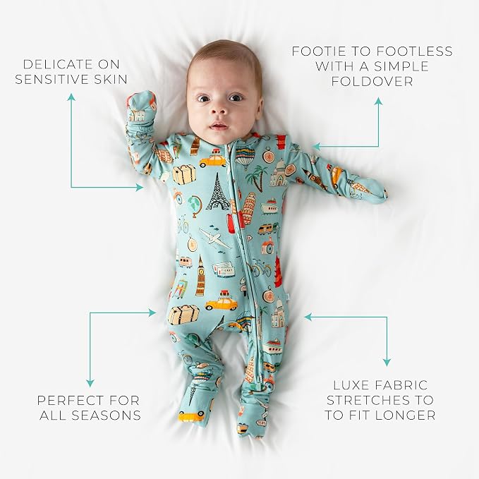 Posh Peanut Convertible Baby Sleepers - Image 7