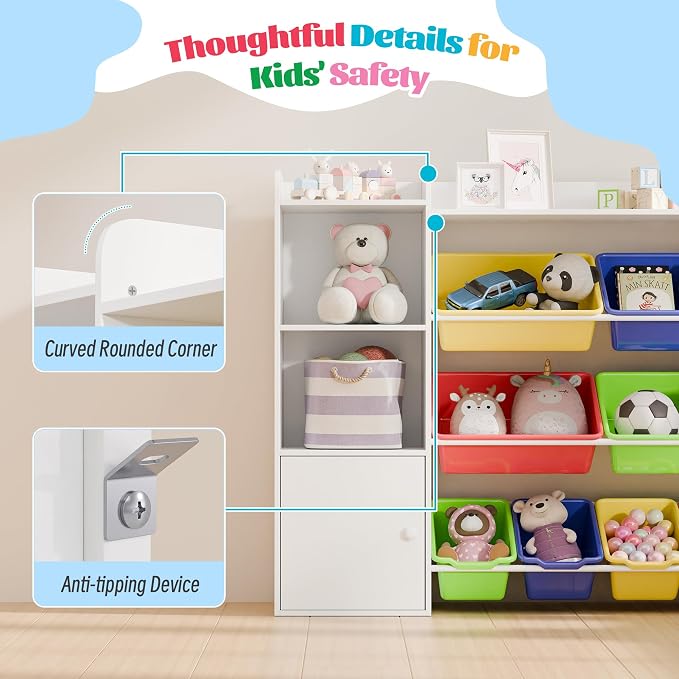Large Kids Toy Storage Organizer, Toy Organizers and Storag - Image 6