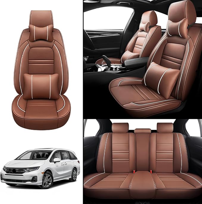 Car Seat Covers for Honda Odyssey 2005-2025 | 5-Seats Seat Covers, Waterproof - Image 2